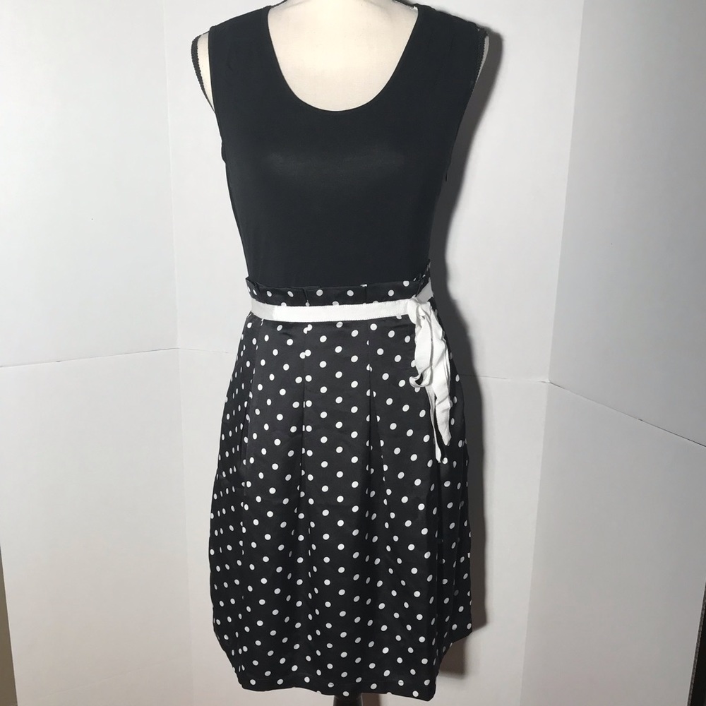 Modcloth Pink Martini Polka Dot Dress Small NWOT
